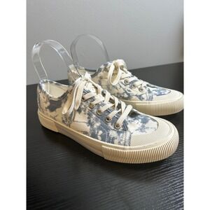 JENN ARDOR Women Tie Dye Canvas Low Top Sneakers Lace Up Casual Shoes